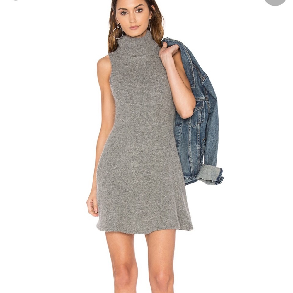 J.O.A. sleeveless turtleneck sweaterdress